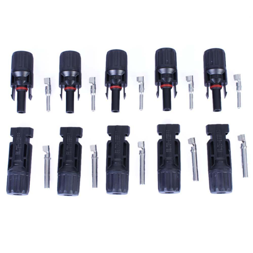5  / Ʈ MC4 M / F    ¾  г ̺ Ŀ/5 pairs/set MC4 M/F Double Seal Rings Waterproof Solar Panel Cable Connector